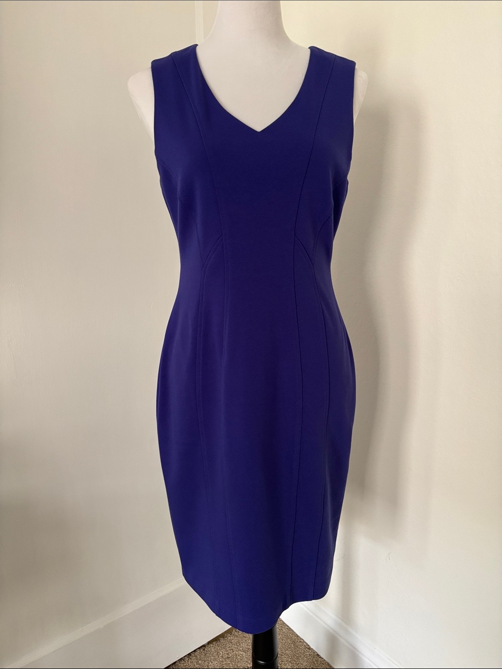 Karl Lagerfeld Purple Sheath Dress Size 4